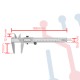 Calibrador 150mm Metálico