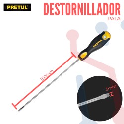 Destornillador de Pala Pretul (DG-1/8X6BP)