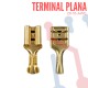 Terminal No Aislada Plana AWG 20-16 (100 UND)