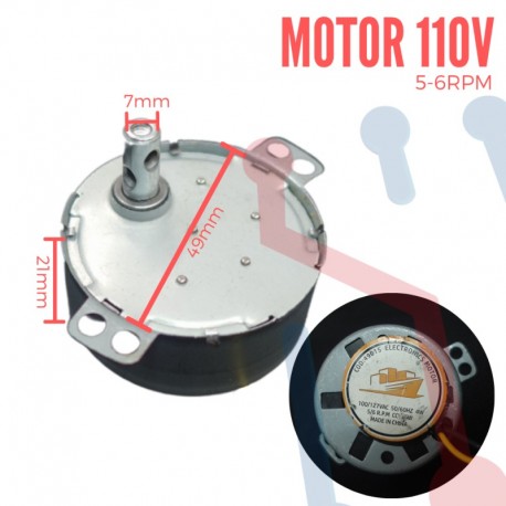 Motor AC 110V 5-6RPM (49015)