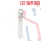 LED Chorro RGB 5mm Cátodo común