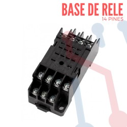 Base para Relevo 14 Pines Negro