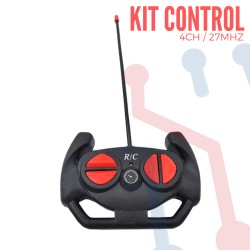 Control Remoto de 4 Canales 27MHZ
