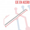 Eje Acero 2x150mm