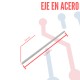 Eje Acero 3x100 mm