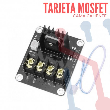 Tarjeta Mosfet para Cama Caliente 