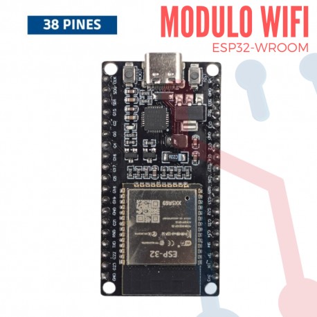 Modulo WIFI ESP32-WROOM (38 Pines)
