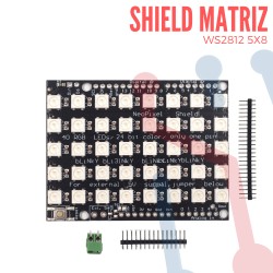 Shield Matriz LED WS2812 5X8