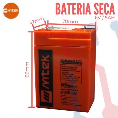 Batería Recargable Sellada 6V 4Ah