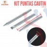 Kit Puntas Macizas para Cautin 60W (3Pcs)
