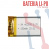 Batería LI-PO 3.7V 150mA (402030)