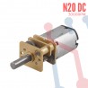 Micro Motorreductor 6V 300rpm 1.8Kg/cm