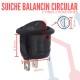 Suiche Balancin Negro Redondo 3 Pines 10A
