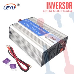 Inversor (Onda Modificada) DC/AC 12V 600W-LEYU