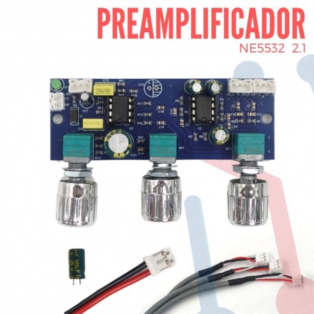 Preamplificador Estéreo 4CH (XH-M164)