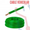Cable Vehicular AWG 16 Verde X Metro