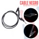 Cable Banana Caiman 4mm Negro