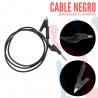 Cable Banana Caiman 4mm Negro