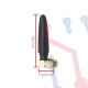 Antena L Macho para GSM GPRS SIM900