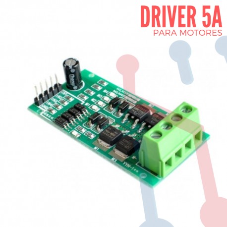 Driver Puente H para 1 Motor DC 5V-27V 5A