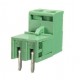 Bornera Desarmable 2PIN 5mm Verde