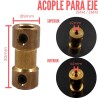 Acople Rigido 2X2MM